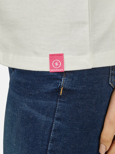 salzhaut - BIIKE Damen Tailliert - Basic Casual - Damen - Polo-Shirt - 1 - #farbe_offwhite