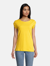 salzhaut - BIIKE Damen Shirt Tailliert - adenauer & co - Anker - Basic - 7 - #farbe_Yellow