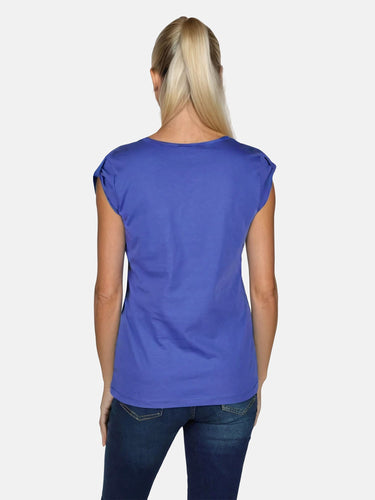 salzhaut - BIIKE Damen Tailliert - Basic Casual - Damen - Polo-Shirt - 55 - #farbe_indigo
