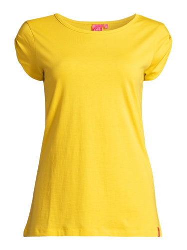 salzhaut - BIIKE Damen Tailliert - Basic Casual - Damen - Polo-Shirt - 8 - #farbe_yellow