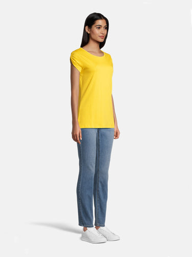 salzhaut - BIIKE Damen Tailliert - Basic Casual - Damen - Polo-Shirt - 11 - #farbe_yellow