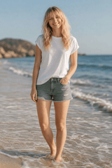 salzhaut - BIIKE Damen Shirt Tailliert - adenauer & co - Anker - Basic - 1 - #farbe_Offwhite