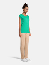 salzhaut - BIIKE Damen Shirt Tailliert - adenauer & co - Anker - Basic - 39 - #farbe_Apple Green