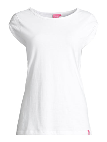 salzhaut - BIIKE Damen Tailliert - Basic Casual - Damen - Polo-Shirt - 63 - #farbe_white