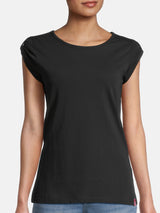 salzhaut - BIIKE Damen Shirt Tailliert - adenauer & co - Anker - Basic - 71 - #farbe_Black