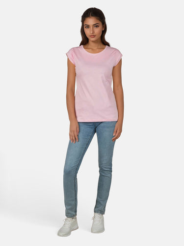 salzhaut - BIIKE Damen Tailliert - Basic Casual - Damen - Polo-Shirt - 13 - #farbe_ros
