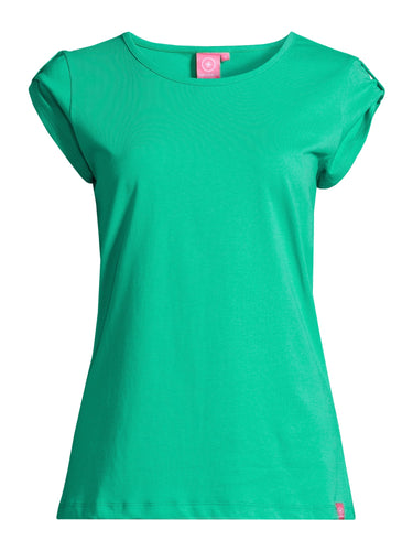 salzhaut - BIIKE Damen Tailliert - Basic Casual - Damen - Polo-Shirt - 36 - #farbe_mint