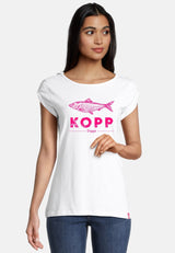 salzhaut - BIIKE - FISCHKOPP DIGGA Damen Tailliert - adenauer & co - Anker - Basic - 16 - farbe_White