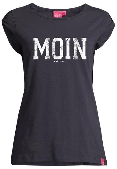 salzhaut - BIIKE - MOIN Damen Tailliert - Damen - Frontprint - Rundhals - 2 - #farbe_navy-white