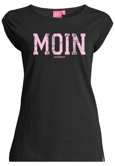 Salzhaut - BIIKE - MOIN Damen Tailliert - Damen - Frontprint - Reduziert - 42 - #farbe_black