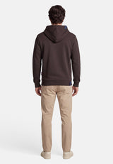 salzhaut - BODDEN Herren Hoodie Regular Fit - adenauer & co - Anker - Basic - 4 - #farbe_Chocolate