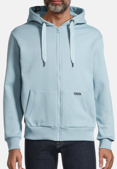 salzhaut - BREKER Herren normale Passform - Kapuzenpulli - kuschelig - Sweatjacke - 38 - #farbe_breeze