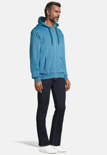 salzhaut - BREKER Herren normale Passform - Kapuzenpulli - kuschelig - Sweatjacke - 5 - #farbe_seaport