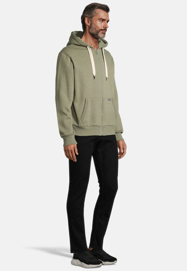 salzhaut - BREKER Herren normale Passform - Kapuzenpulli - kuschelig - Sweatjacke - 10 - #farbe_seagrass