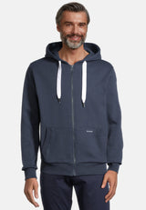 salzhaut - BREKER JACKE Herren Sweatjacke normale Passform - adenauer & co - Anker - Basic - 17 - #farbe_Navy