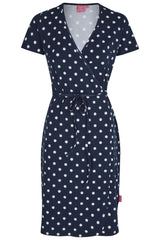 salzhaut - CELESTE Damen Tailliert - adenauer & co - All-over-Print - Anker - 1 - #farbe_Navy-White