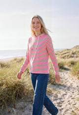salzhaut - Damen Hoodie DADDELDU Regular Fit - adenauer & co - Anker - Basic - 1 - #farbe_Oat-Blossom