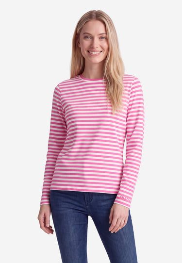 salzhaut - Damen Longsleeve DACKLÜNKEN Regular Fit - adenauer & co - Anker - Basic - 3 - #farbe_Offwhite-Blossom