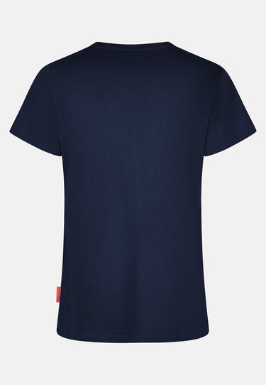 salzhaut - Damen Shirt STEENTJE - MOIN Herzen Regular Fit - adenauer & co - Anker - Basic - 46 - #farbe_Navy-Ocean Blue