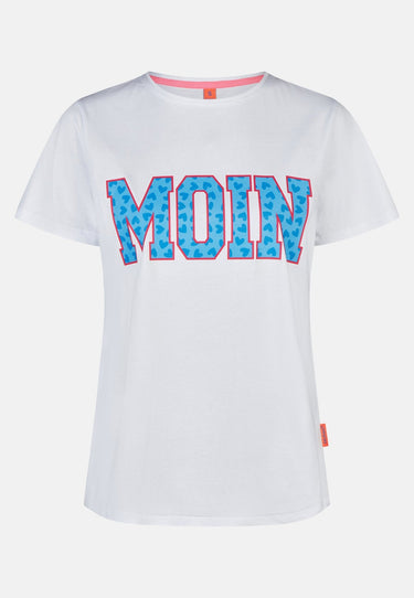 salzhaut - Damen Shirt STEENTJE - MOIN Herzen Regular Fit - adenauer & co - Anker - Basic - 18 - #farbe_White-Ocean Blue