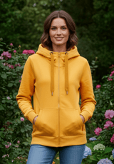 salzhaut - Damen Sweatjacke SÖÖTE Tailliert - adenauer & co - Anker - Basic - 1 - #farbe_Sun
