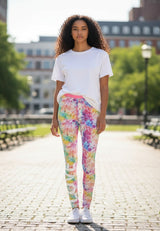Salzhaut - DANKRUM Damen Leggings - Damen - Leggings - 1 - #farbe_batik