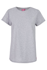 Salzhaut - DEERN Damen normale Passform - Basic Casual - Reduziert - Rundhals - 10 - #farbe_grey-melange