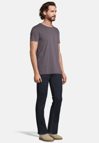Salzhaut - DIEK Herren normale Passform - anker - baumwollshirt - freizeitshirt - 46 - #farbe_anthra