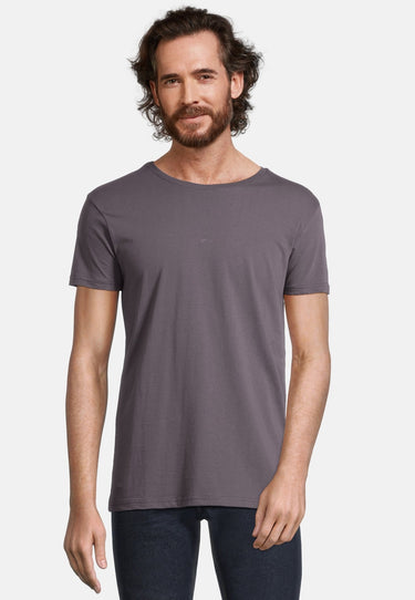 Salzhaut - DIEK Herren normale Passform - anker - baumwollshirt - freizeitshirt - 42 - #farbe_anthra