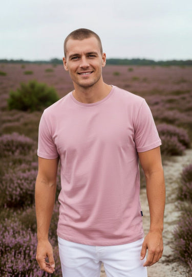 salzhaut - DIEK Herren Shirt Regular Fit - adenauer & co - Anker - Basic - 61 - ##farbe_Mellow Rose