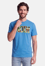 salzhaut - Diek - Moin Camouflage Herren Shirt normale Passform - adenauer & co - Anker - Basic - 11 - #farbe_Ocean Blue