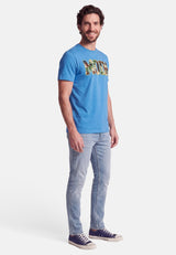 salzhaut - Diek - Moin Camouflage Herren Shirt normale Passform - adenauer & co - Anker - Basic - 13 - #farbe_Ocean Blue
