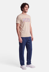 salzhaut - Herren Shirt Diek - Moin Stripes normale Passform - adenauer & co - Anker - Basic - 13 - #farbe_Oat-Red