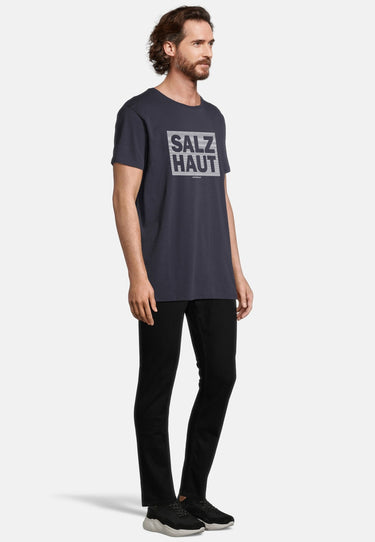 Salzhaut - DIEK - SALZHAUT STREIFEN Herren normale Passform - Frontprint - Herren - Reduziert - 5 - #farbe_navy-white