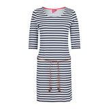 Salzhaut - DODO Damen normale Passform - Damen - Gürtel - Kleid - 1 - #farbe_navy-white