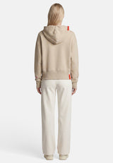 salzhaut - DÖSBADDEL Damen Hoodie Crop Fit - adenauer & co - Anker - Basic - 4 - #farbe_Oat
