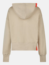 salzhaut - DÖSBADDEL Damen Hoodie Crop Fit - adenauer & co - Anker - Basic - 8 - #farbe_Oat