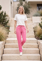 salzhaut - DOORLOCK Damen Sweathose Regular Fit - adenauer & co - Anker - Basic - 9 - #farbe_Blossom