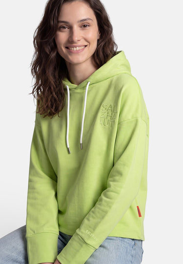 salzhaut - DRAAT Damen Hoodie Oversized - adenauer & co - Anker - Basic - 4 - #farbe_Lime