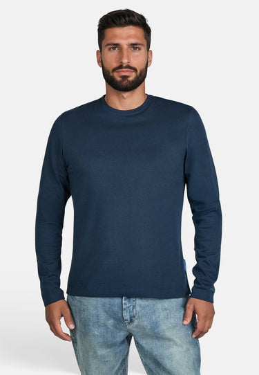 Salzhaut - EBB Herren normale Passform - Hamburg - Herren - Langarmshirt - 3 - #farbe_navy