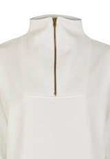 Salzhaut - EMEROTA Damen normale Passform - Damen - Half-Zip - Pullover - 2 - #farbe_offwhite