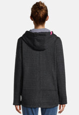 salzhaut - EMILIA Damen Fleecejacke Tailliert - adenauer & co - Anker - Basic - 10 - #farbe_Navy
