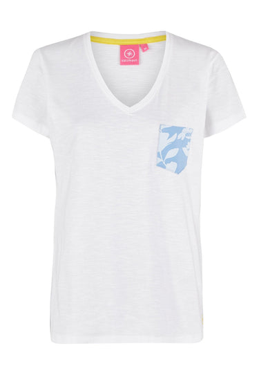 salzhaut - FADIA Damen Relaxed-Fit - Sweat - T-Shirt 4 - #farbe_white