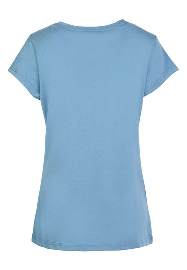 salzhaut - FEELING Damen Figurbetont - Langarmshirt - ringel - T-Shirt - 2 - #farbe_ice-blue
