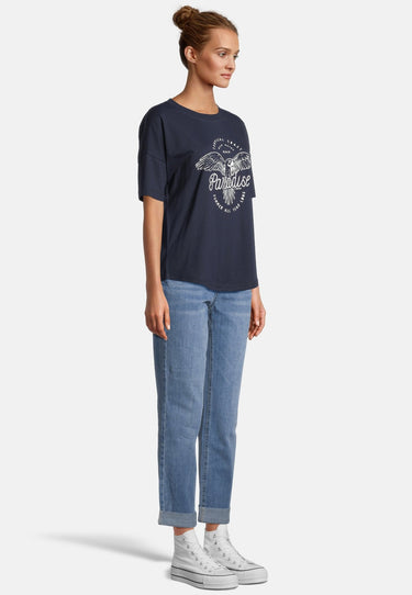 salzhaut - FIPSIE Paradise Damen normale Passform - Frontprint - Hamburg - Oversize - 15 - #farbe_navy