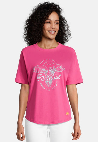 salzhaut - FIPSIE Paradise Damen normale Passform - adenauer & co - Anker - Basic - 1 - farbe_Pink