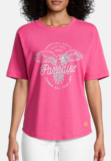 salzhaut - FIPSIE Paradise Damen normale Passform - adenauer & co - Anker - Basic - 3 - farbe_Pink