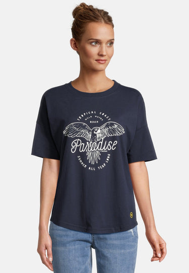 salzhaut - FIPSIE Paradise Damen normale Passform - adenauer & co - Anker - Basic - 11 - farbe_Navy