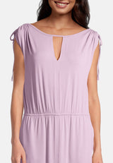 Salzhaut - GUFI Damen Tailliert - Basic Casual - Kleid - Reduziert - 3 - #farbe_flieder