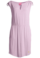 Salzhaut - GUFI Damen Tailliert - Basic Casual - Kleid - Reduziert - 2 - #farbe_flieder